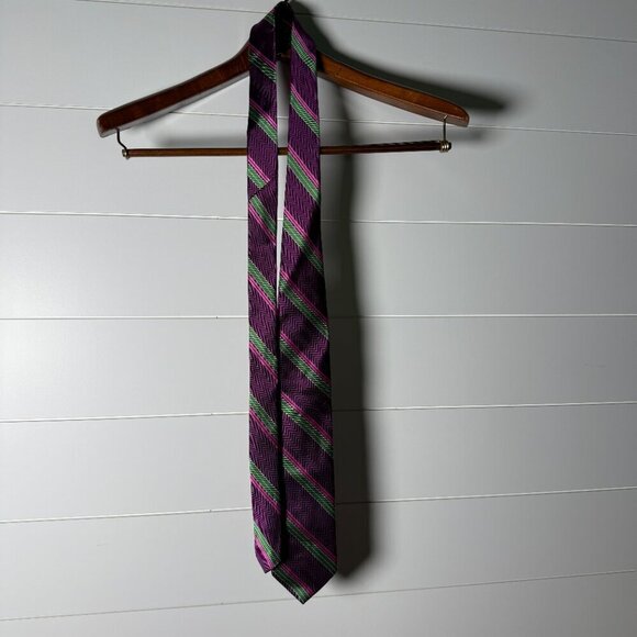 Brooks Brothers - "346" Pure Silk Striped Tie - Picture 6 of 6